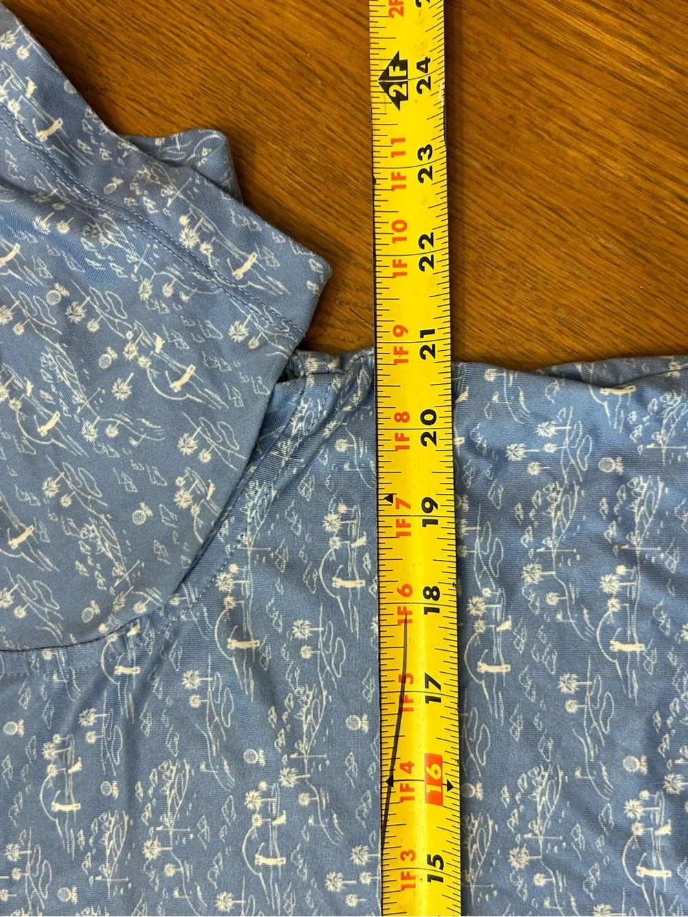 J. Crew Performance Polo with White Island Print